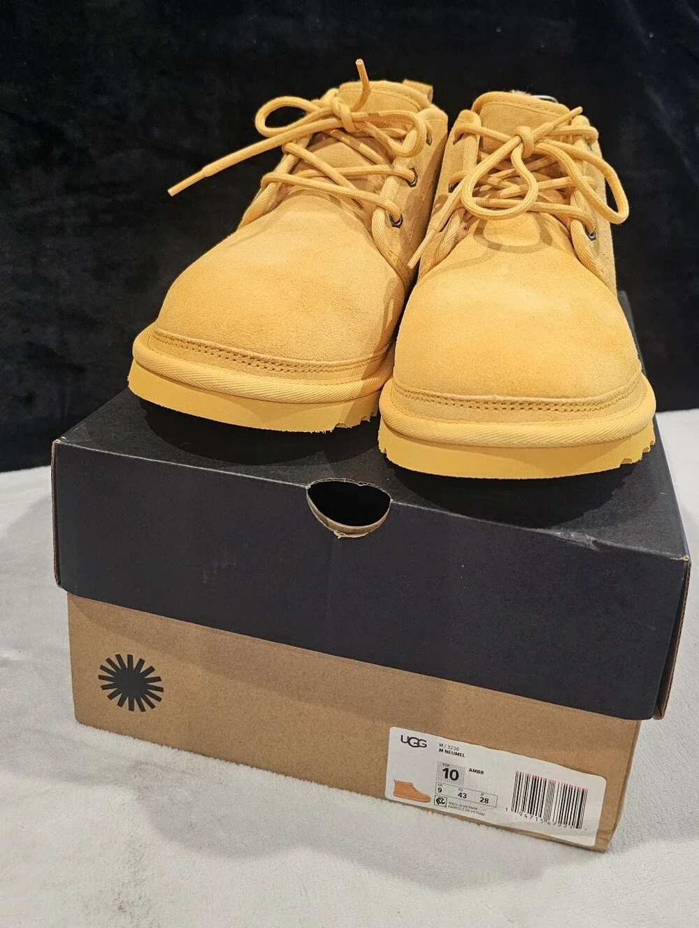UGG Men's Yellow Suede Chukka Boots- Size 10